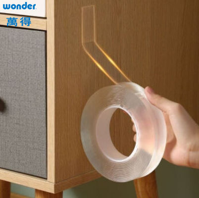 Συμπλέκτης Wonder Nano Tape Roll 2.5mm πάχος Διαυγές διπλό πλευρικό τζελ Ανακυκλώσιμο